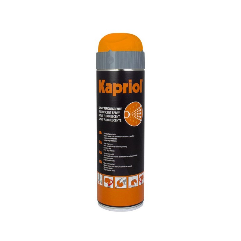 Spray Fluorescente Arancio 500ml Kapriol